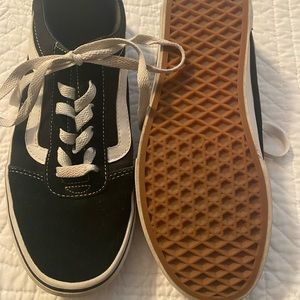 Vans black size 8 womens 6.5 mens